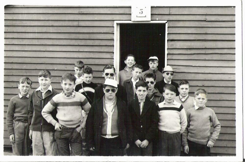 Golborne boys school camp in Staiths Yorkshire 1961.