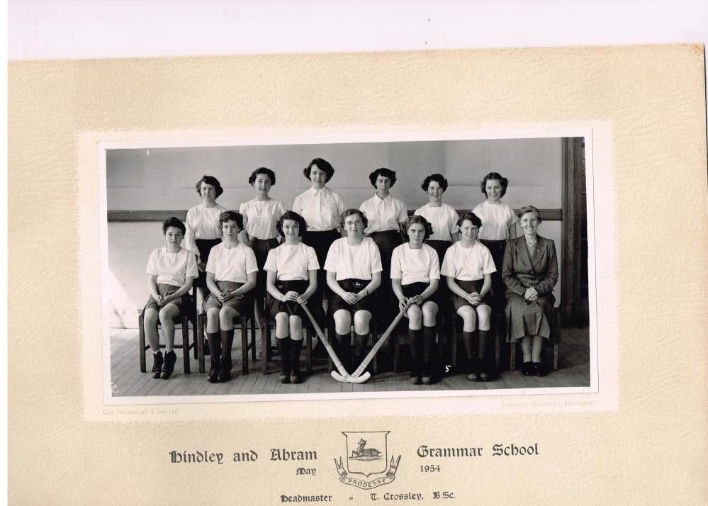 Hockey team Hindley & Abram Grammar