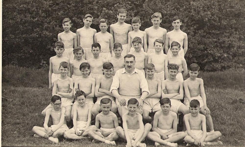 P E class  Ashton Grammar School  1952/3