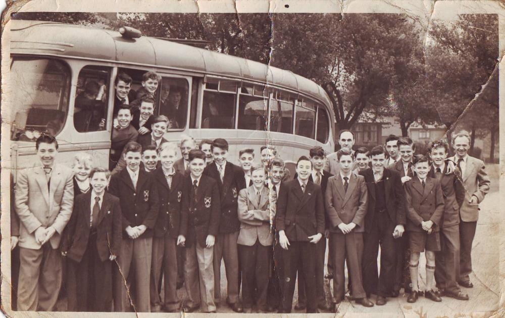 St.John Fisher school trip to Heysham 1955