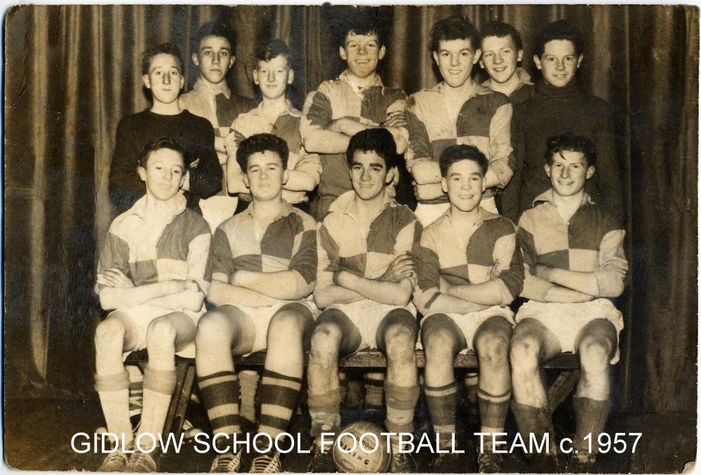 Gidlow School Football Team c.1957 Gidlow School Football Team c.1957