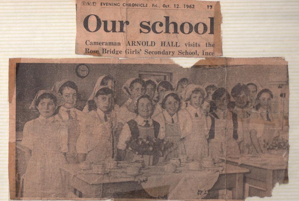 Rose Bridge Girls Secondary School, Ince, 12 October 1962 