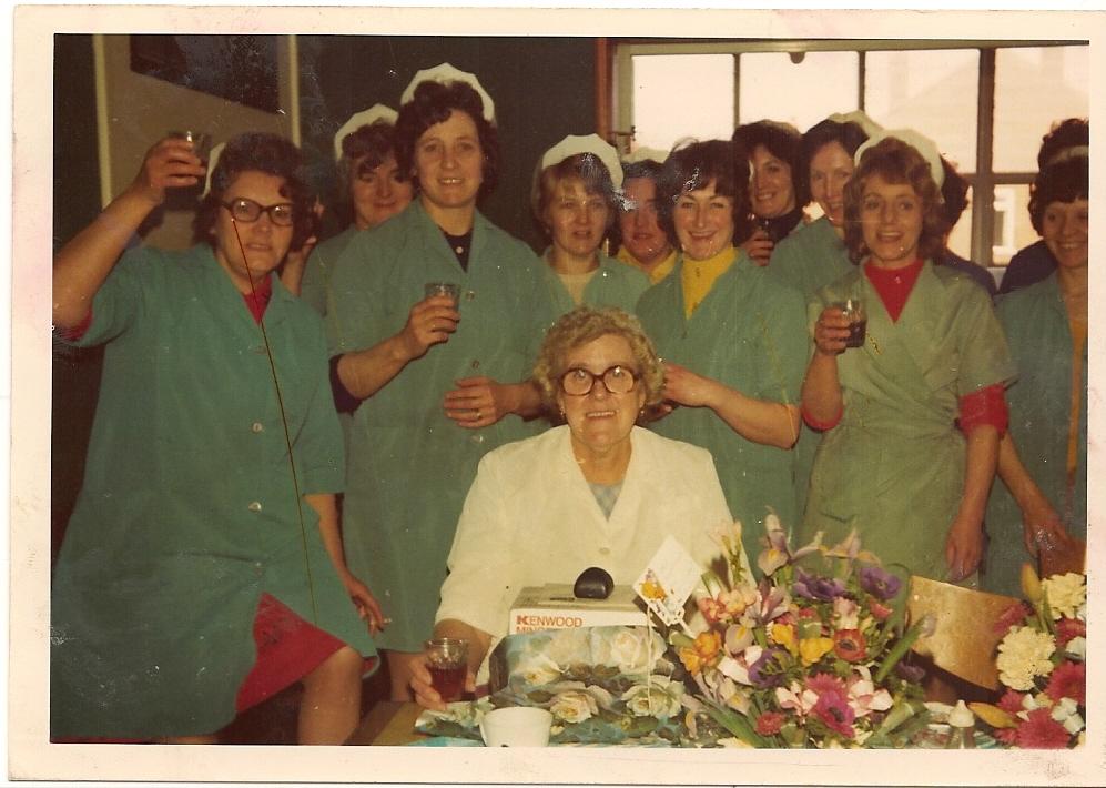 Dinner ladies, St Edmund Arrowsmith school