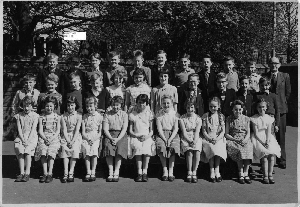 Mr Elliots class about 1958 Mr Elliots class about 1958