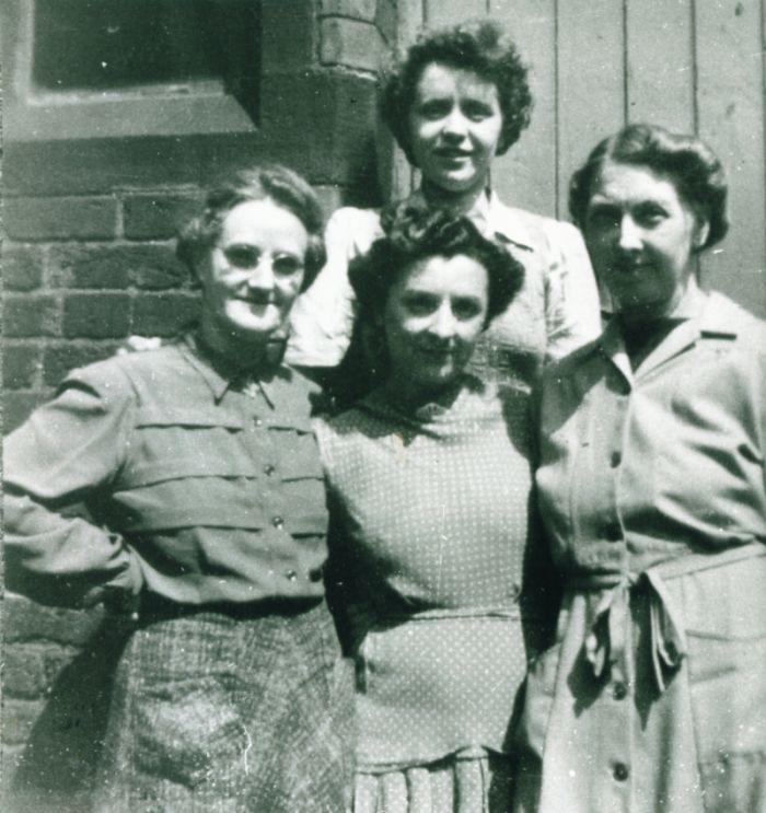 Teachers, c1948. Teachers, c1948.