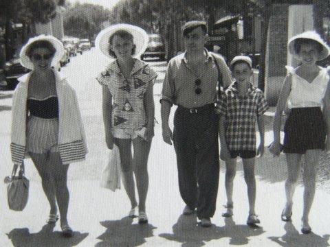 School trip to Rimini, July 1959