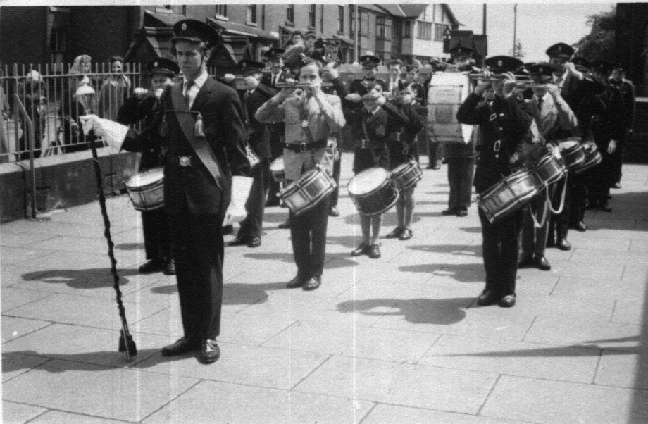 St Mary's CLB on parade in the school yard