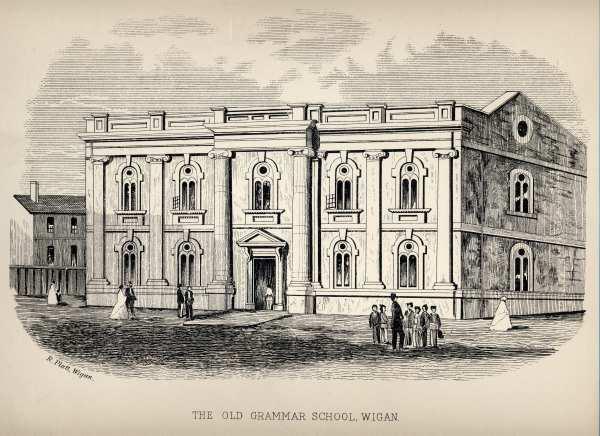 Old Print WIGAN GRAMMAR SCHOOL