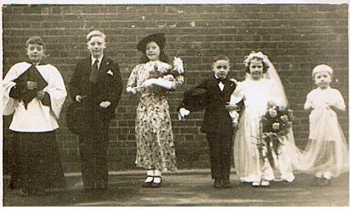 Mock Wedding, c1948.