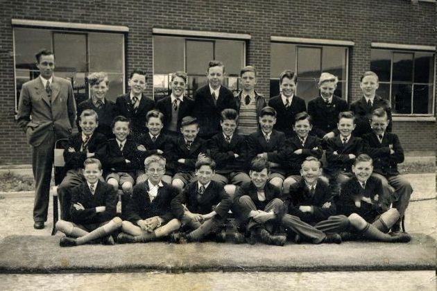 Form 1A about 1955 -- when the school first opened Form 1A about 1955 -- when the school first opened