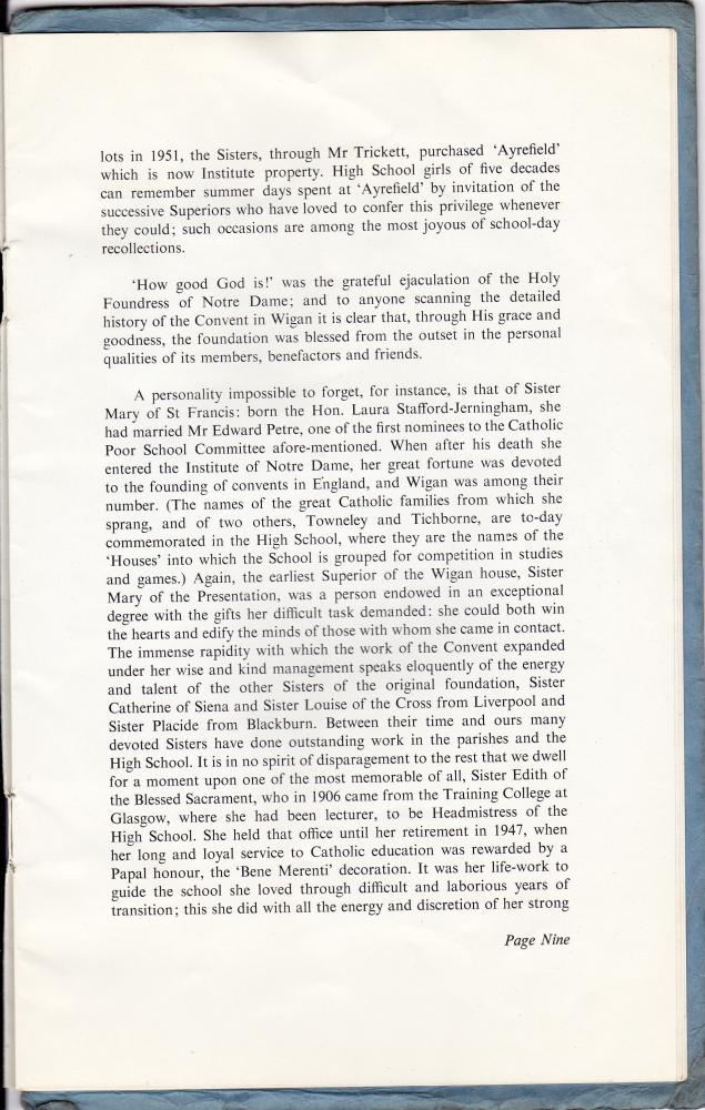 Notre Dame Centenary Souvenir Booklet 1954 Notre Dame Centenary Souvenir Booklet 1954