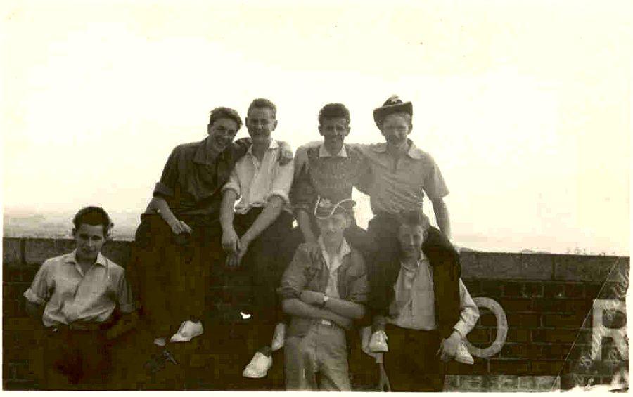 Rose Bridge lads at Butlins, c1957