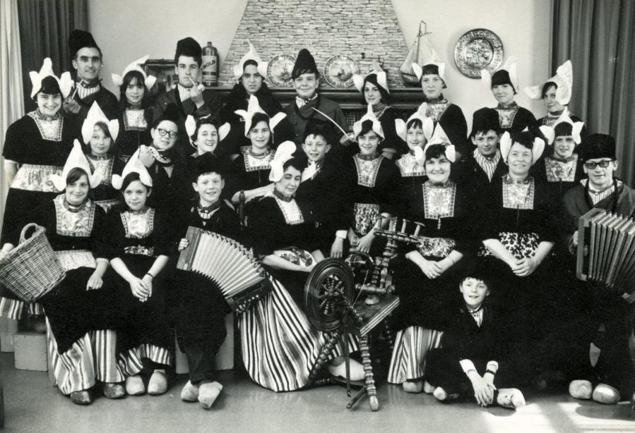 School trip to Volendam in Holland, 1968.