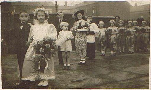 Mock Wedding, c1948. Mock Wedding, c1948.