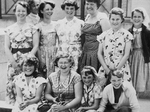 On the roof of the Menin Gate, Whit 1955.