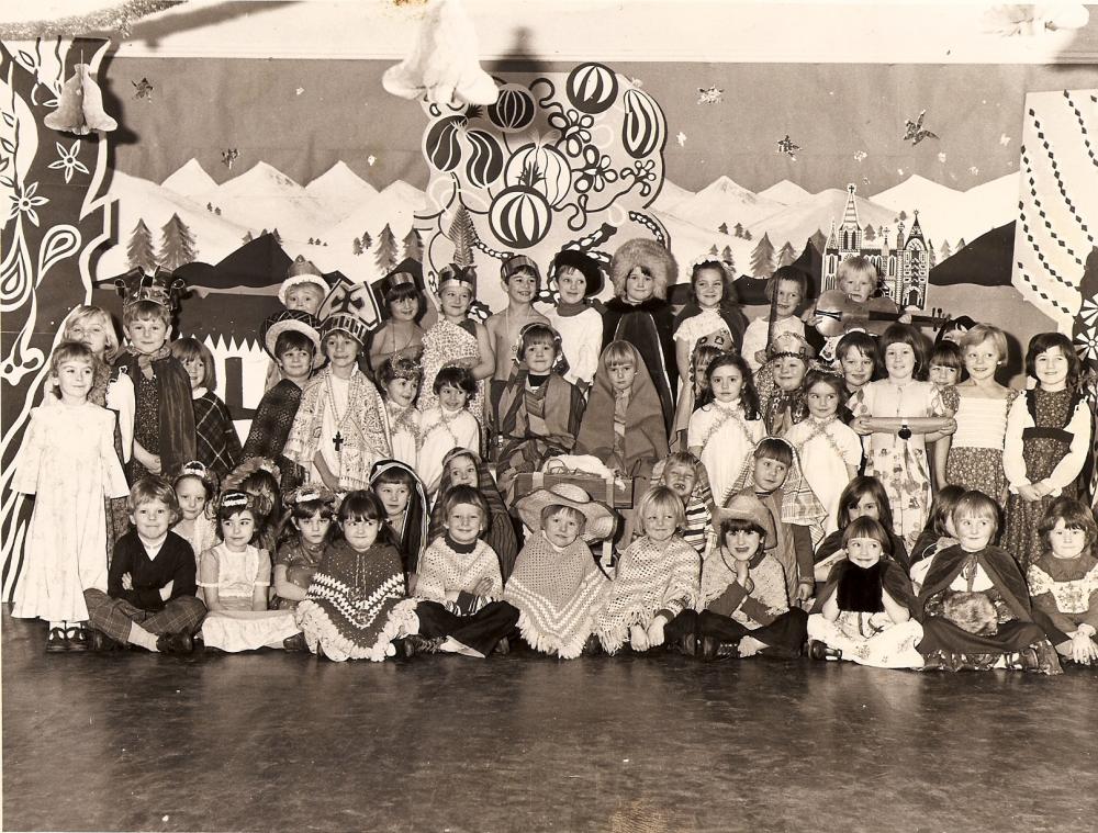 Beech Hill infants nativity play December 1976 Beech Hill infants nativity play December 1976