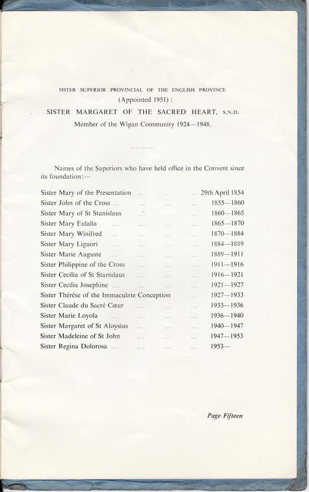 Notre Dame Centenary Souvenir Booklet 1954