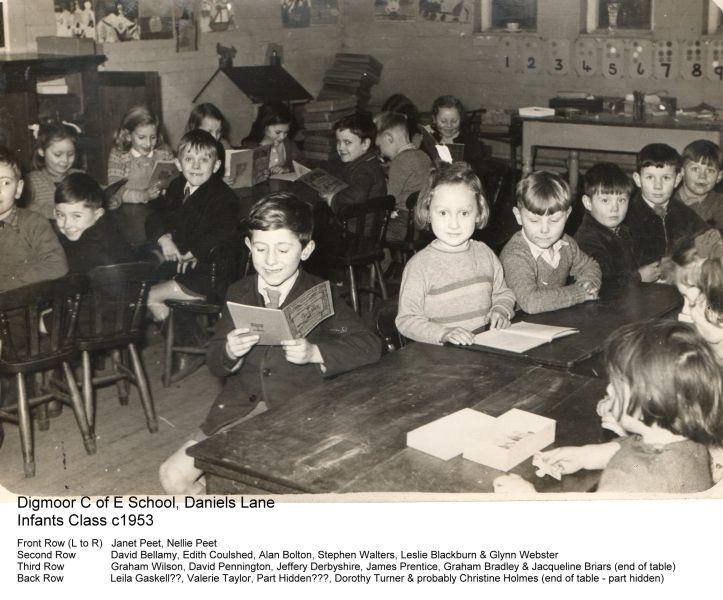 Digmoor School Infants c1953 Digmoor School Infants c1953