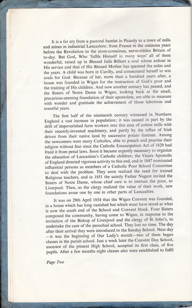 Notre Dame Centenary Souvenir Booklet 1954 Notre Dame Centenary Souvenir Booklet 1954