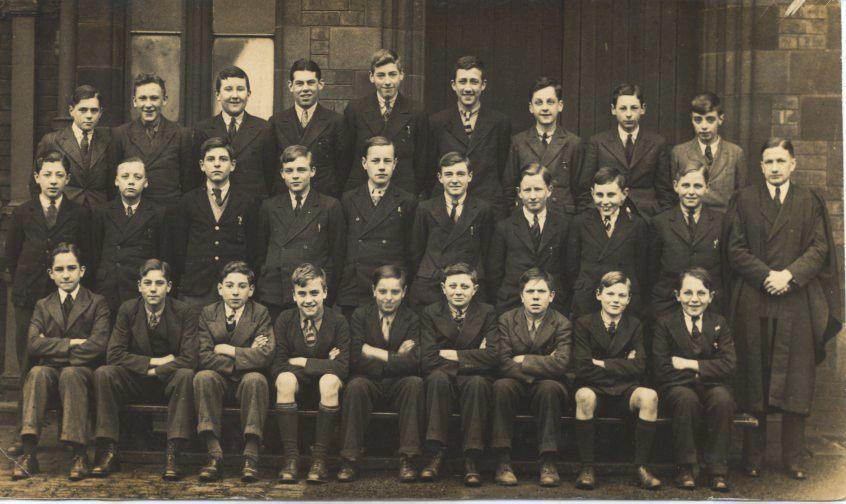 Wigan Grammar School Class, c1934. Wigan Grammar School Class, c1934.