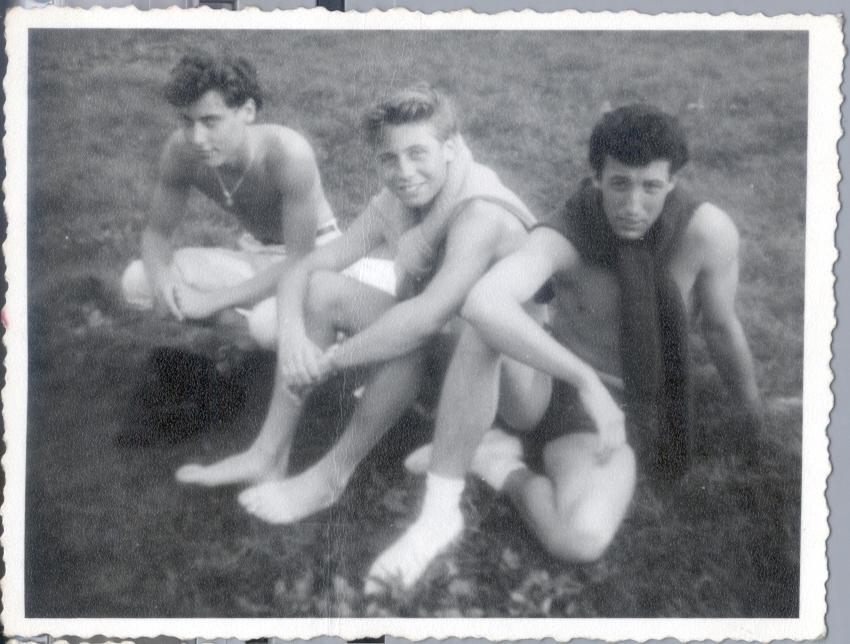 Tony with friends on Germany school holiday. Tony with friends on Germany school holiday.