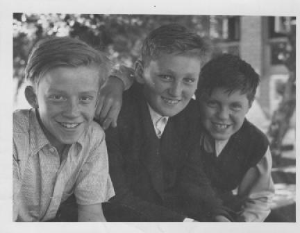 3 lads from Whelley Sec Mod June 1957
