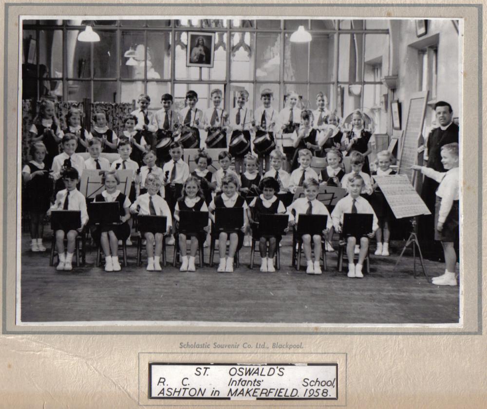 St Oswald's Infant School Band 1958