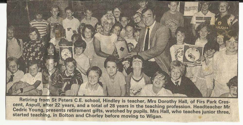 St. Peter's C.E School, Hindley July 1988