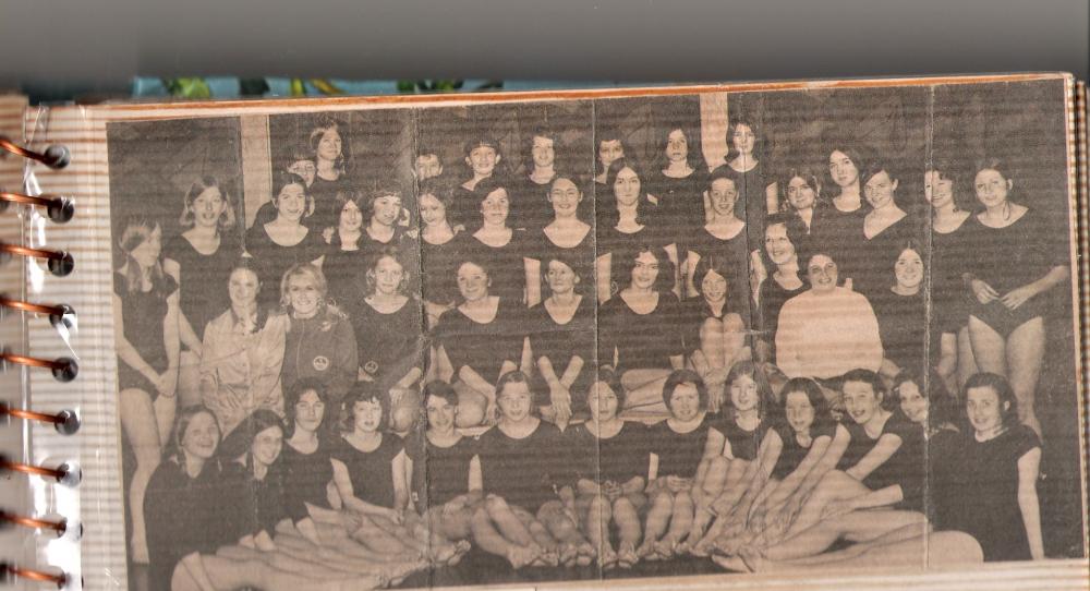 School dance class about 1971