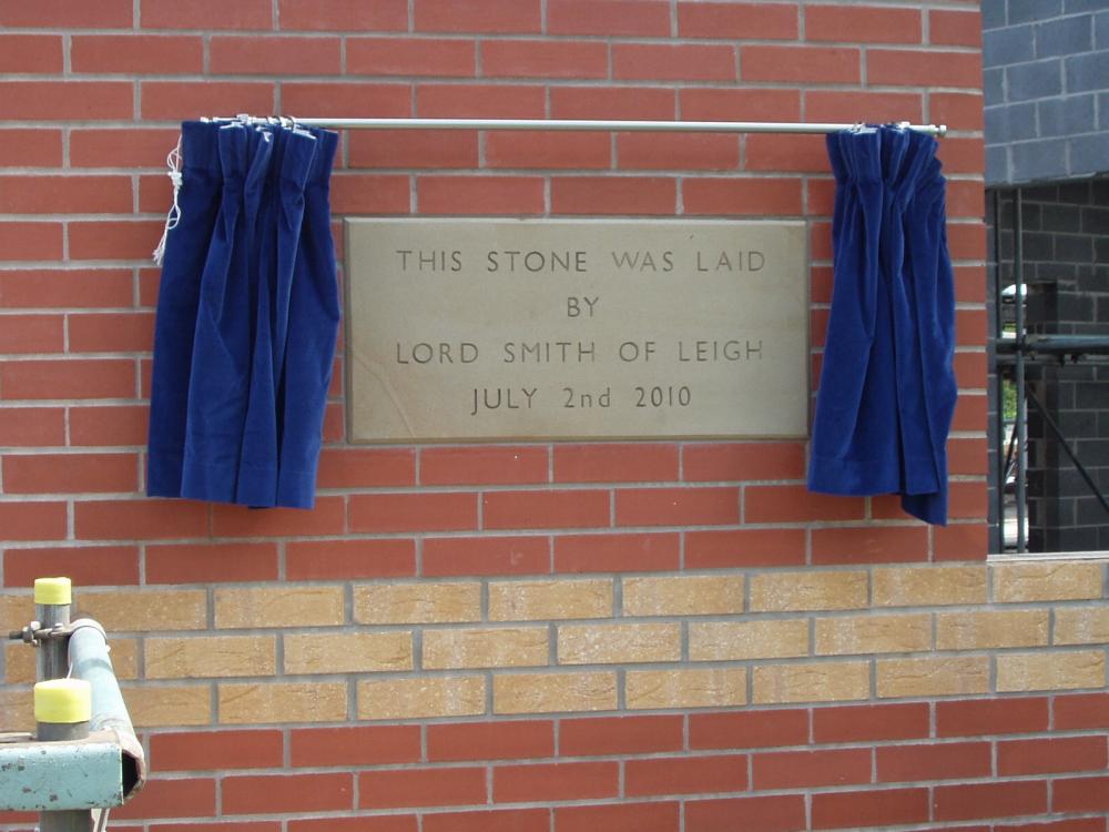 New foundation stone New foundation stone