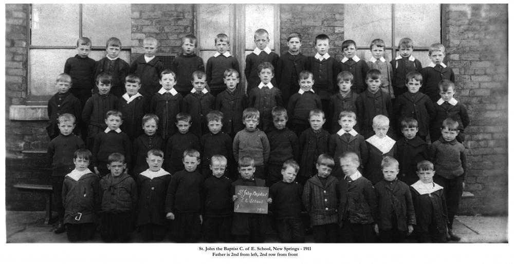 St John the Baptist school, New Springs - 1911 St John the Baptist school, New Springs - 1911