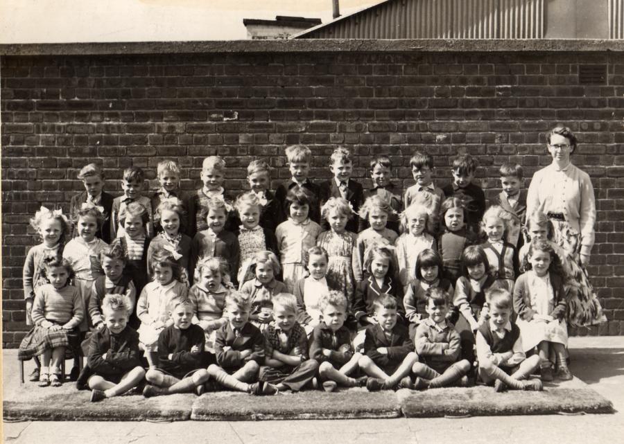Class photo, c1955. Class photo, c1955.