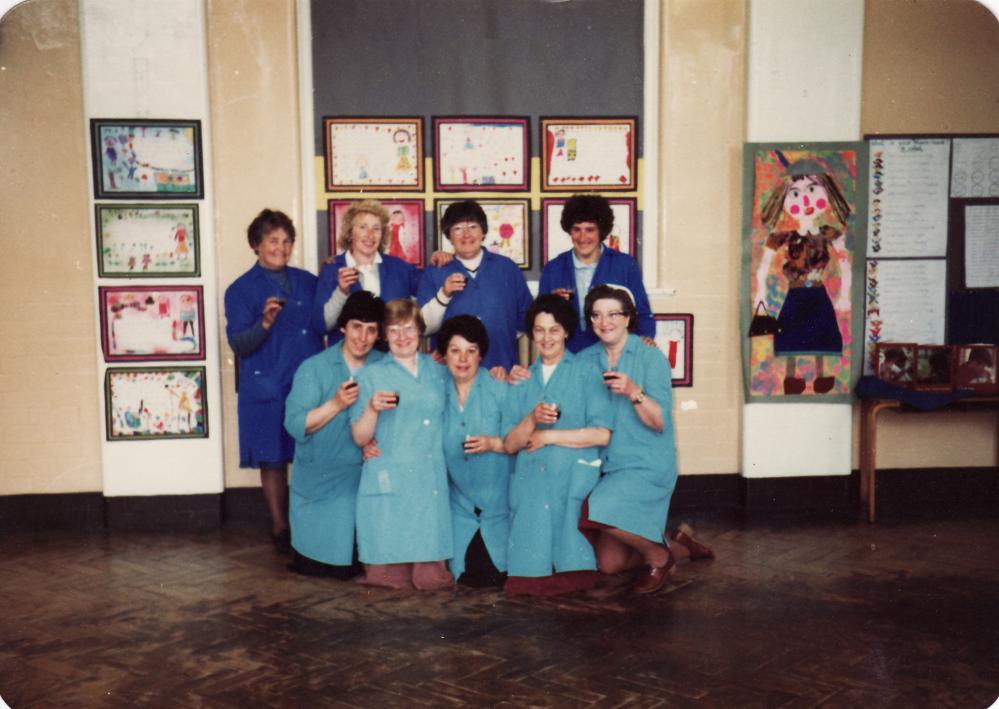 Dinner Ladies late 1970's Dinner Ladies late 1970's
