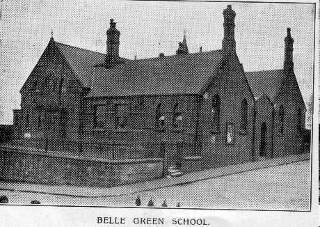 Belle Green School, c1933. Belle Green School, c1933.