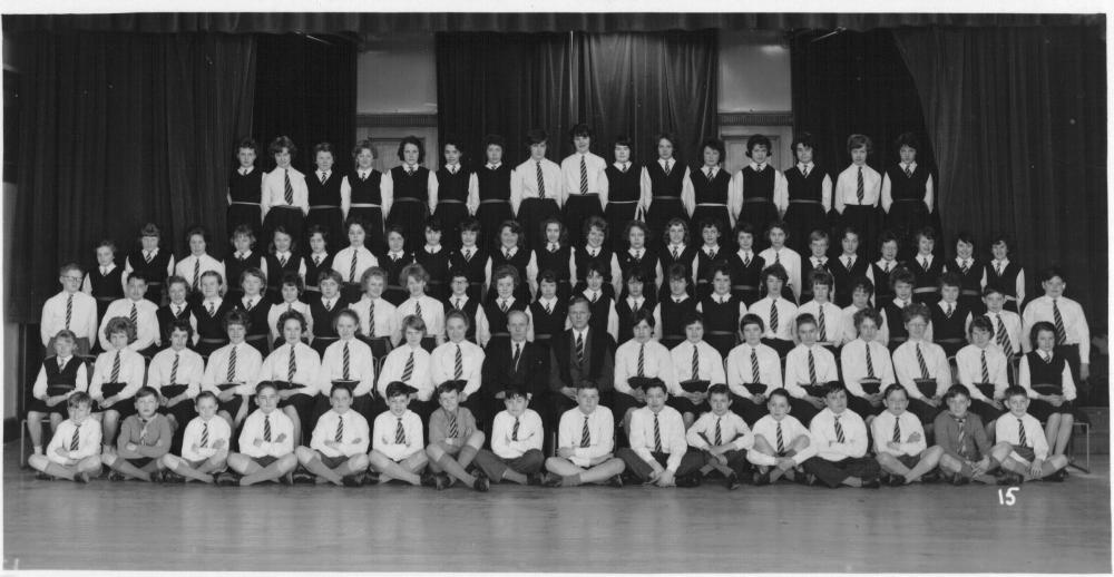 School choir April 1962 School choir April 1962