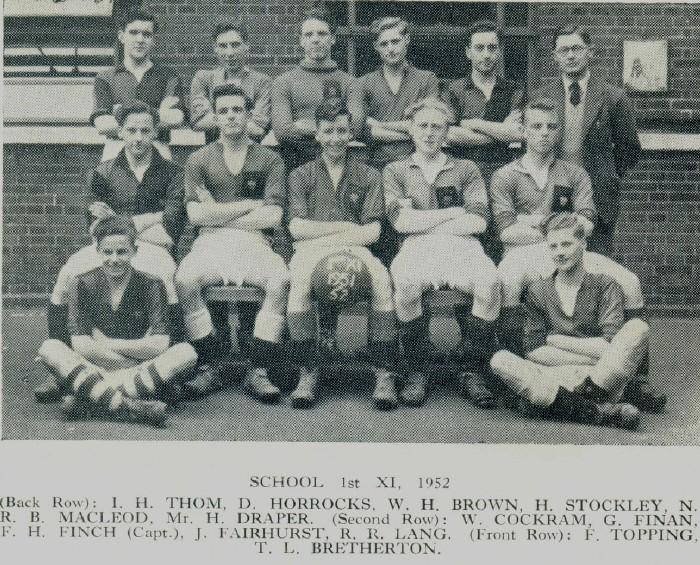 Wigan Grammar School 1952 Wigan Grammar School 1952