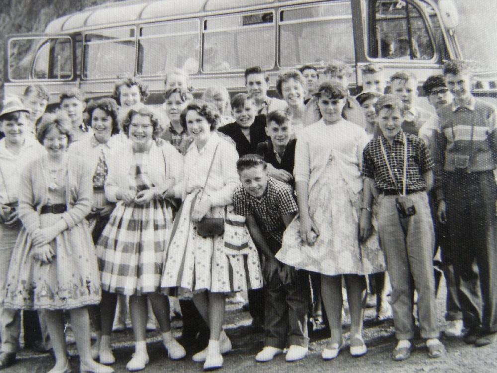 Day trippers in July 1960.