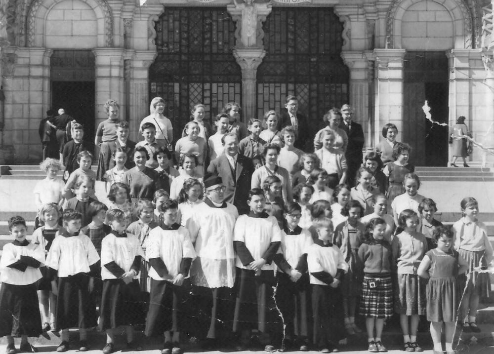 school trip to lourdes 1959