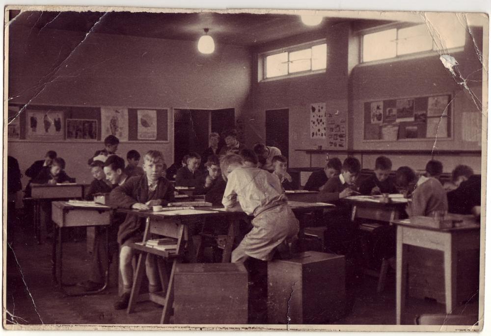 Tommy Moore Art Room c1960 Tommy Moore Art Room c1960