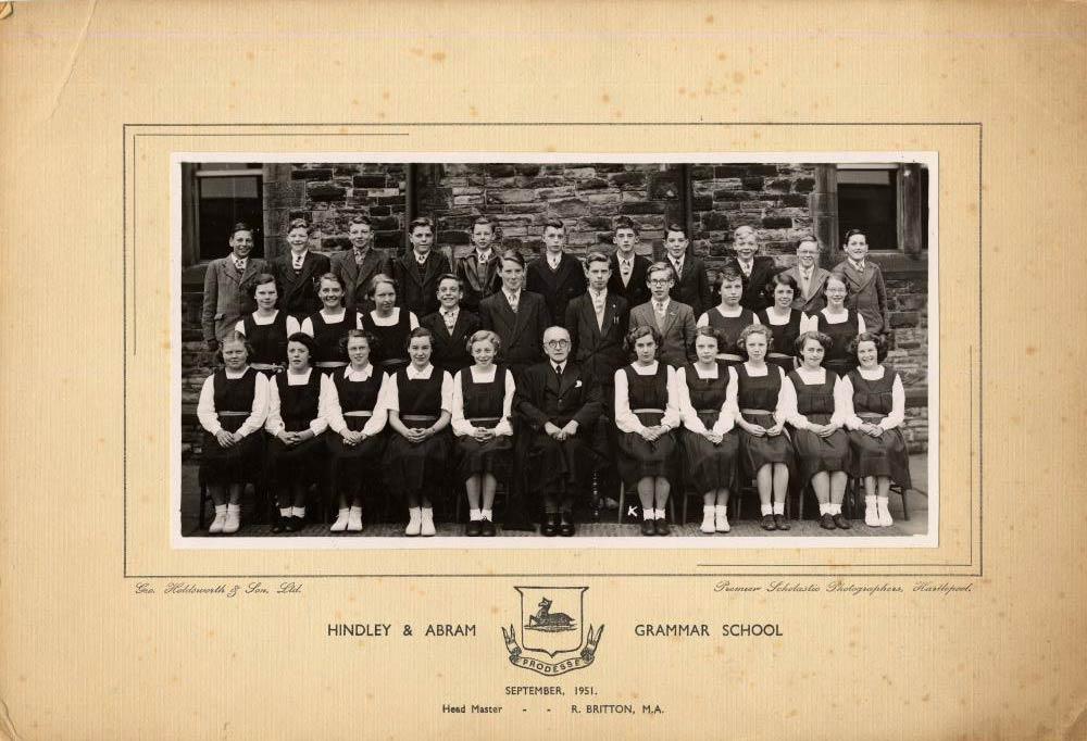 Hindley & Abram Grammar School, September 1951