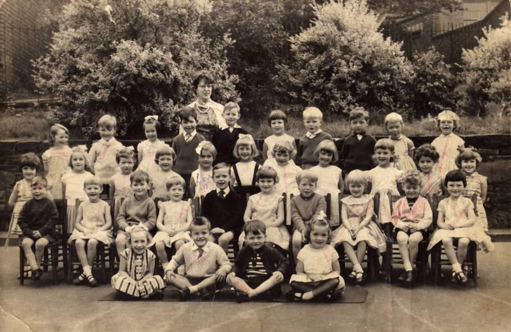 St. George's School, 1964, with teacher Miss Smith.