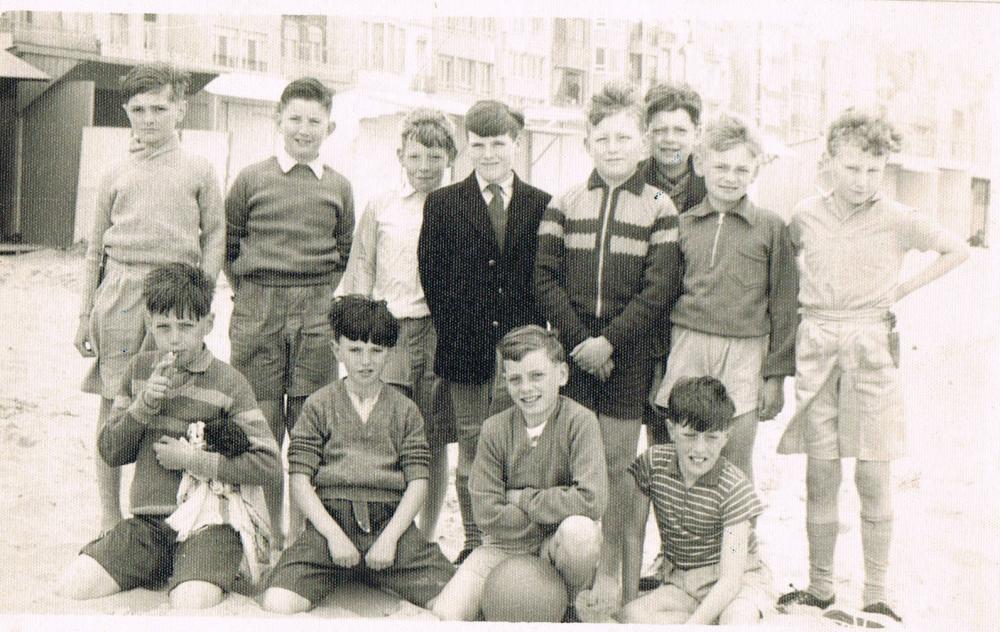 On the beach at Blankenberge, Belgium 1959