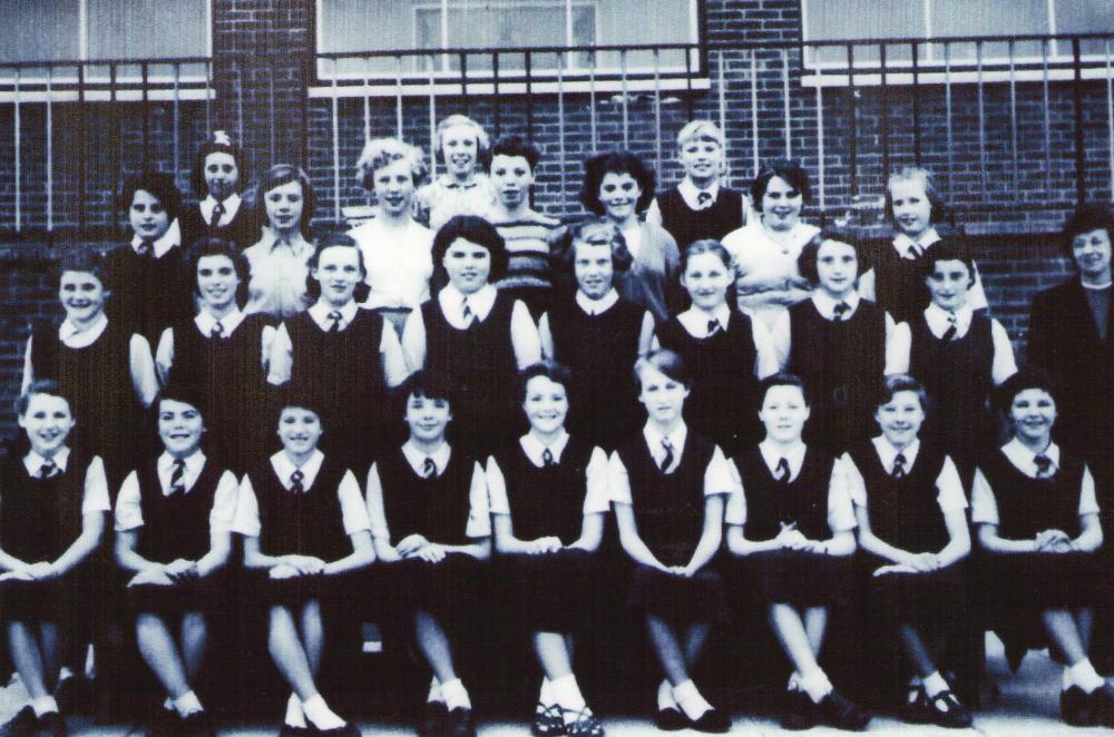 Mid 1950`s class photo Mid 1950`s class photo