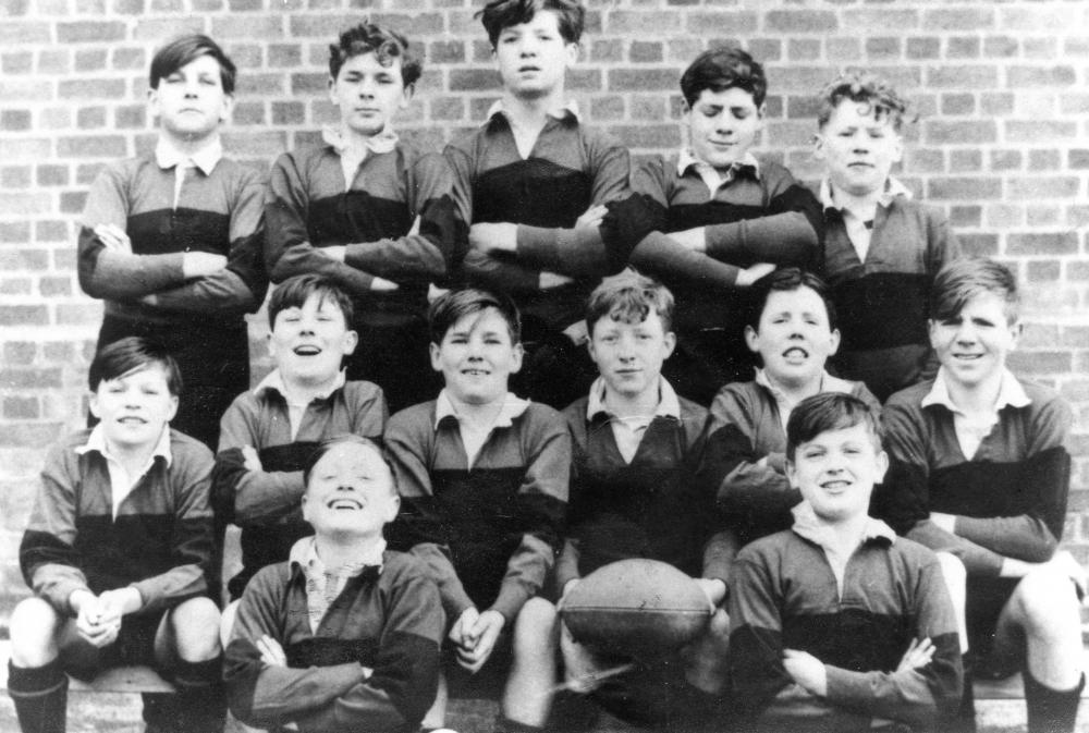 St John Fisher School :-  Rugby Team 1954-55
