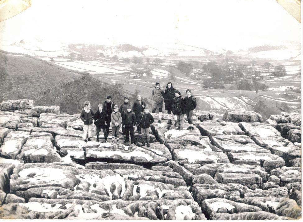 Wigan Grammar At  Malham 1971