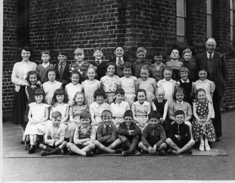 Class photo, 1956. Class photo, 1956.
