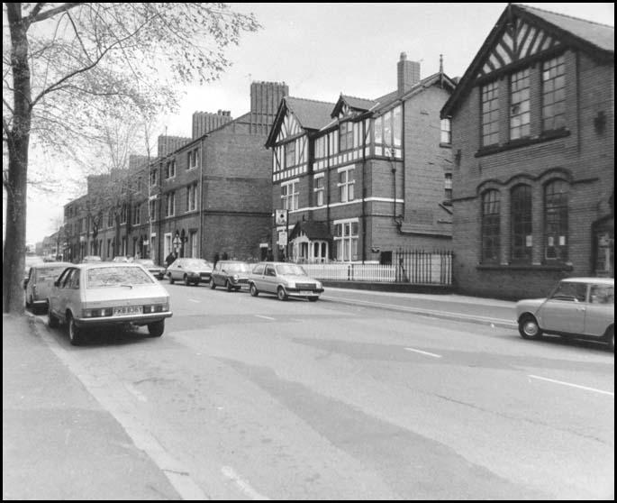 Bluecoat School taken from New Market Street.