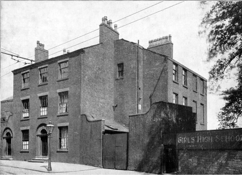 Wigan High School, Standishgate, 1906. Wigan High School, Standishgate, 1906.