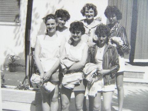 Catching the rays, Rimini, July 1959