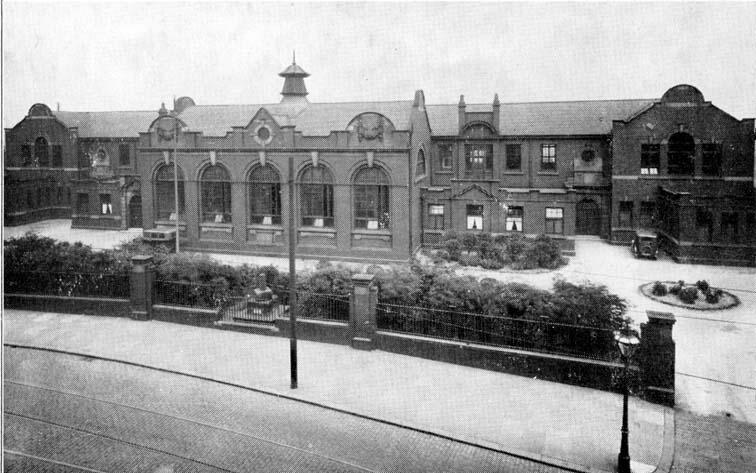 Wigan High School, Wigan Lane, c1947. Wigan High School, Wigan Lane, c1947.